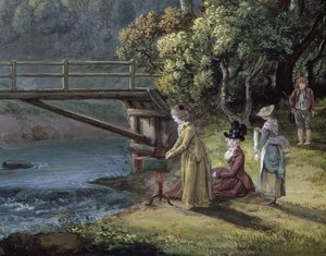 Château de Roslin, Midlothian (détail) - Paul Sandby